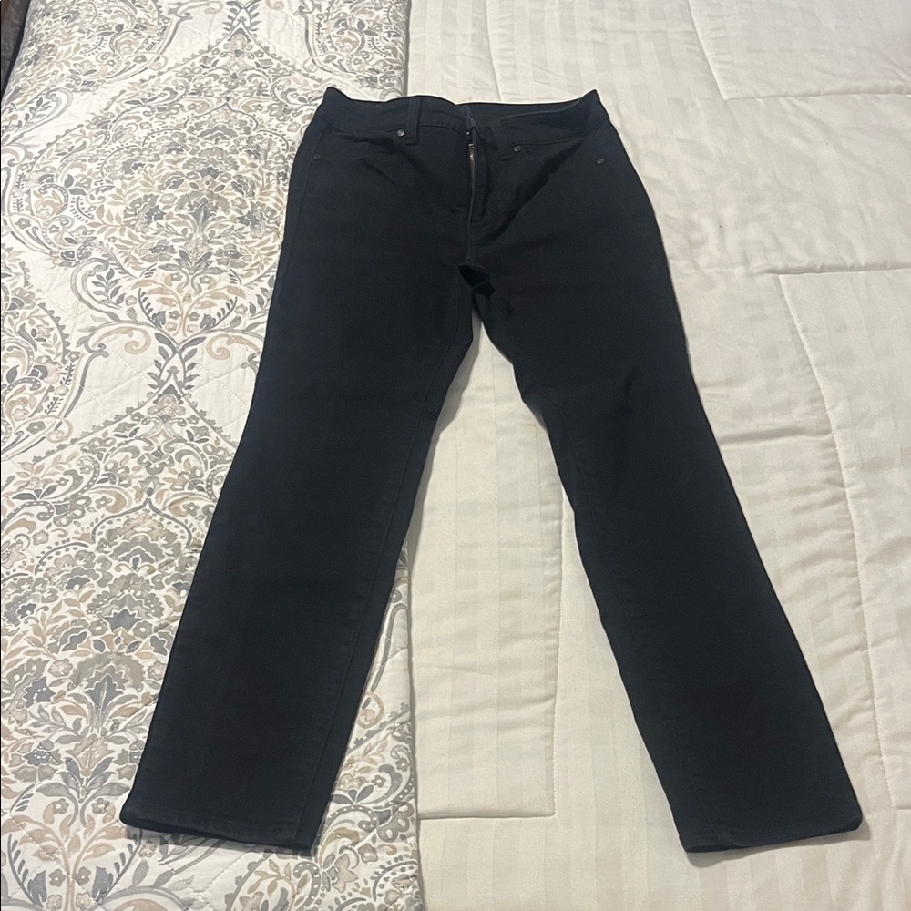 Talbots Straight Leg Jeans in Black